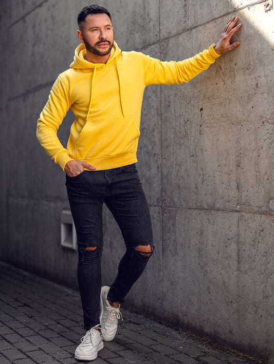 Basic Yellow Hoodie