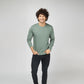 Basic Steel Gray Full Sleeves T-Shirt