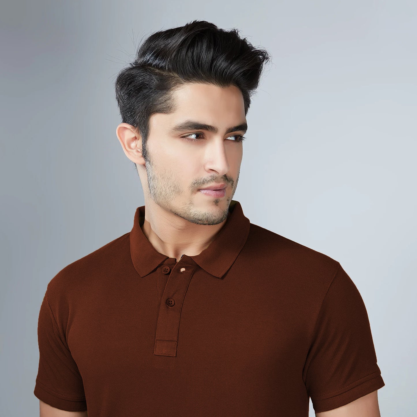 Men's Brown Polo T-Shirt