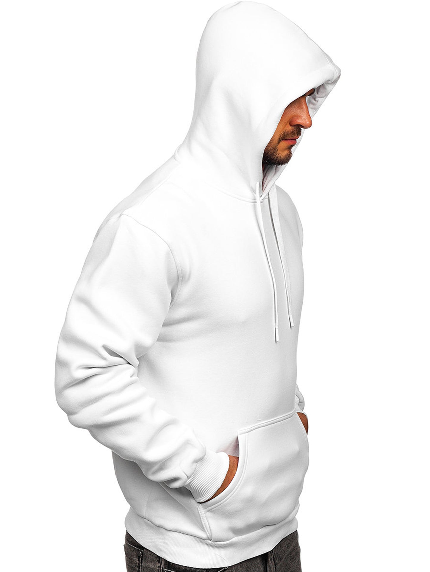 Basic White Hoodie