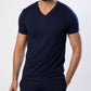 Basic V-Neck T-Shirt Navy Blue