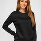 Women's Basic Black Sweatshirt