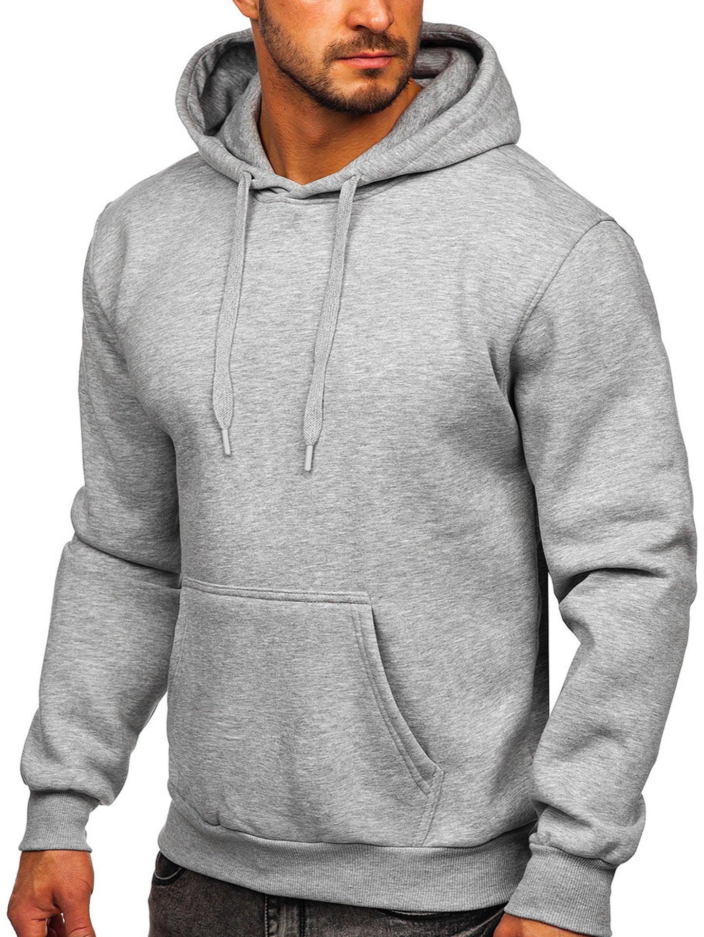 Basic Heather Grey Hoodie