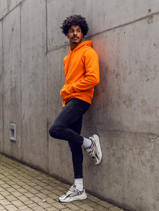 Basic Orange Hoodie