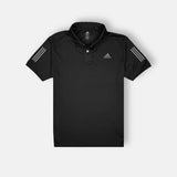 Adidas 3-Stripes Tee - DRI-FIT Polo – Black