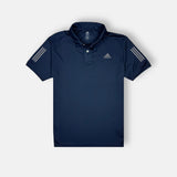 Adidas 3-Stripes Tee - DRI-FIT Polo – Navy Blue