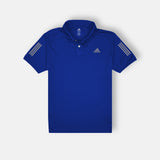 Adidas 3-Stripes Tee - DRI-FIT Polo – Royal Blue