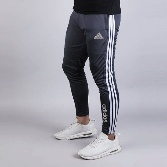 Adidas Essentials 3-Stripes Tapered Pants – Steel Gray