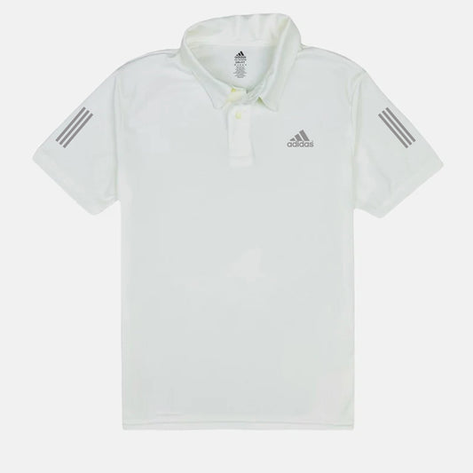 Adidas 3-Stripes Tee - DRI-FIT Polo – White