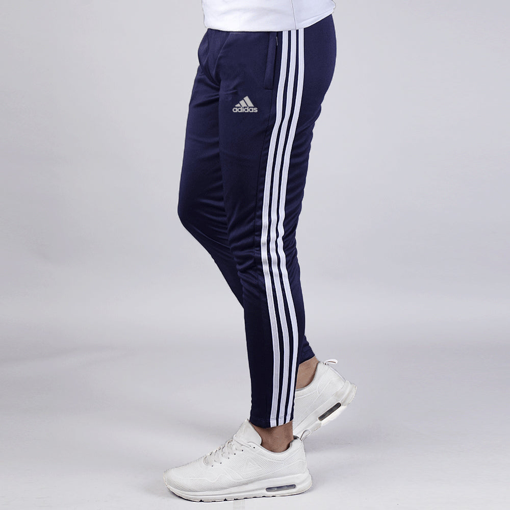 Adidas Essentials 3-Stripes Tapered Pants – Navy Blue