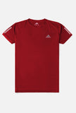 Adidas 3-Stripes DRI-FIT T-shirt Maroon