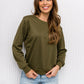 Women's Army Green Sweatshirt