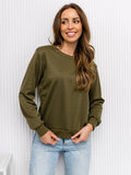 Women's Army Green Sweatshirt