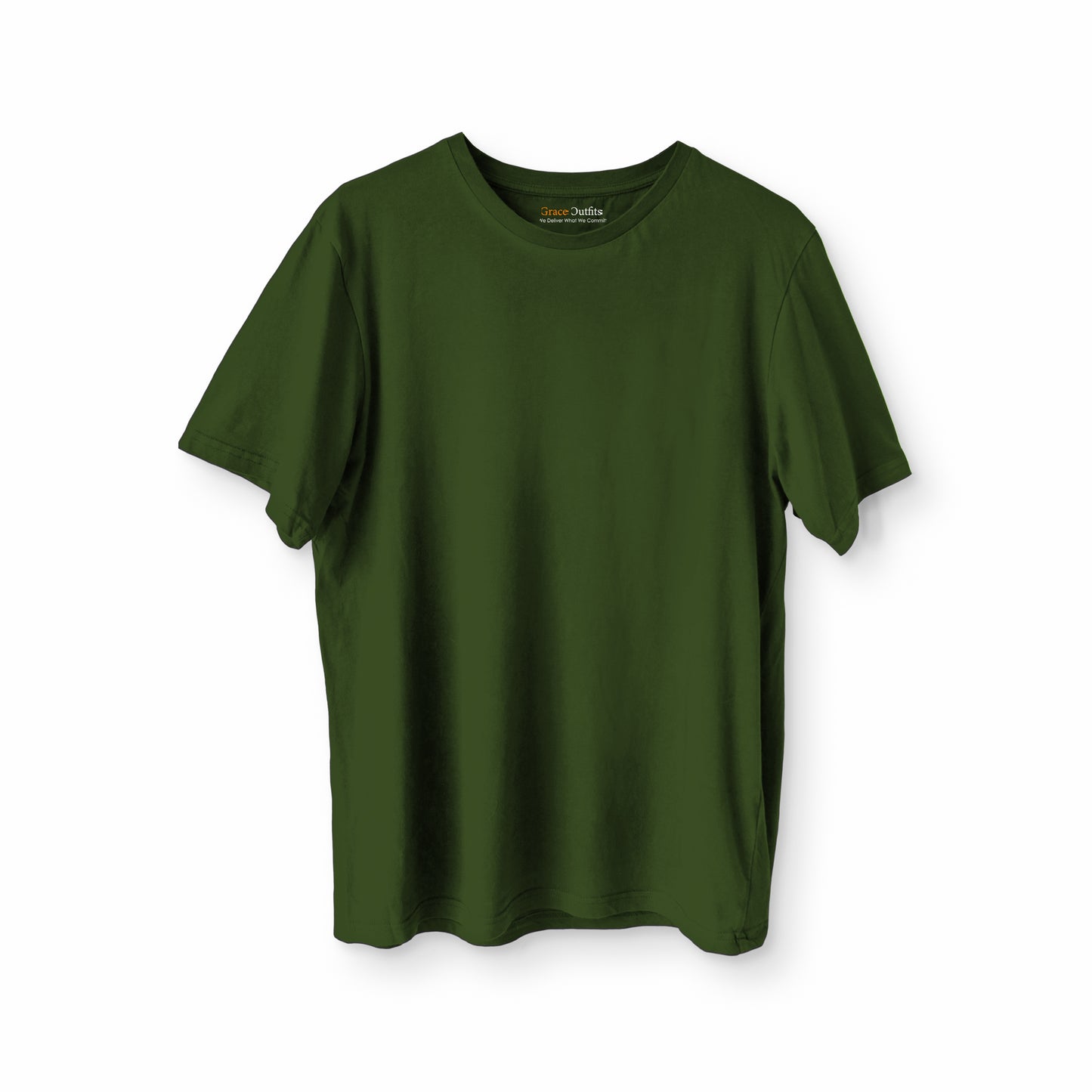 Army Green Color Oversized Tee