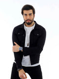 Men's Black Denim Jacket