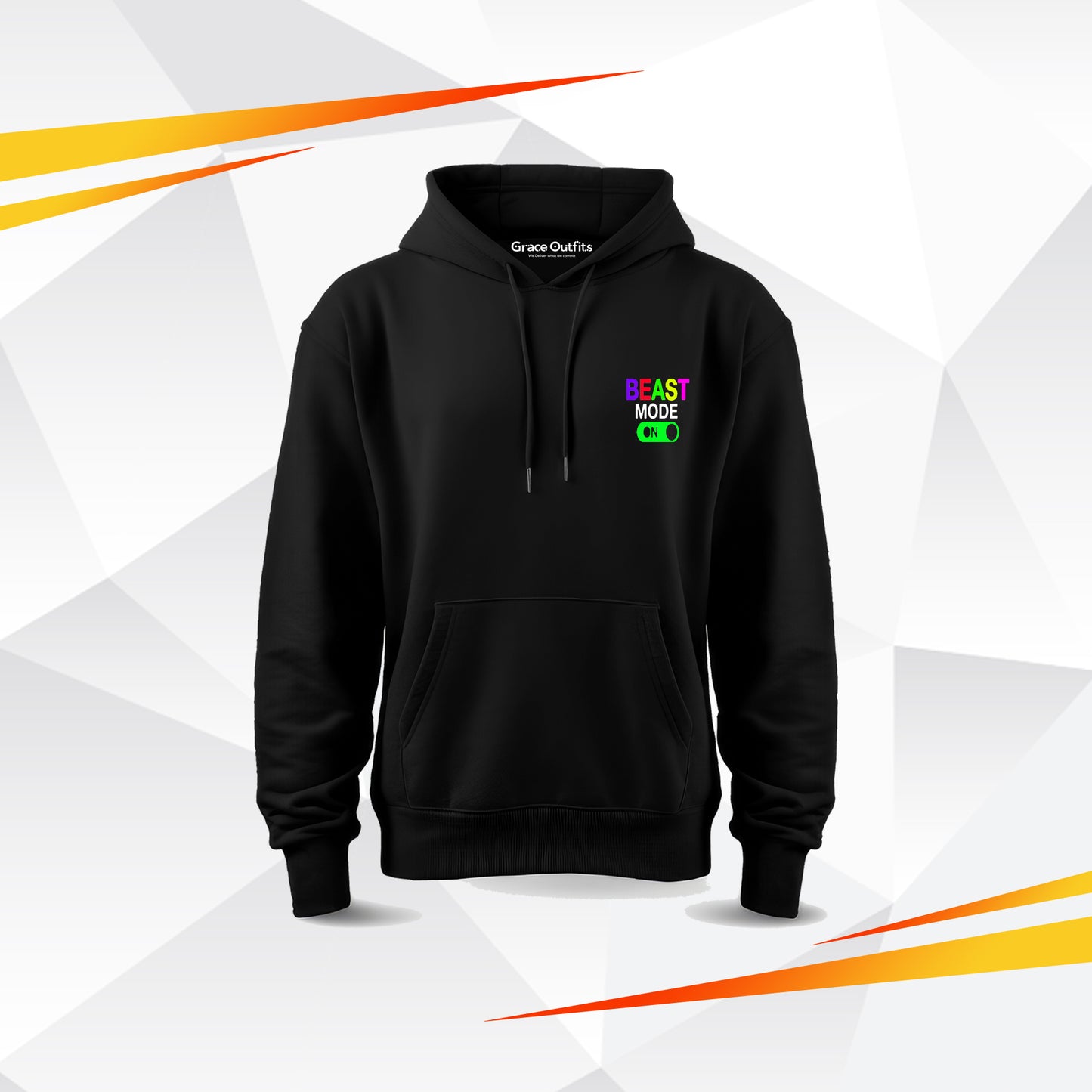 Beast Mode ON Hoodie – Motivational Streetwear