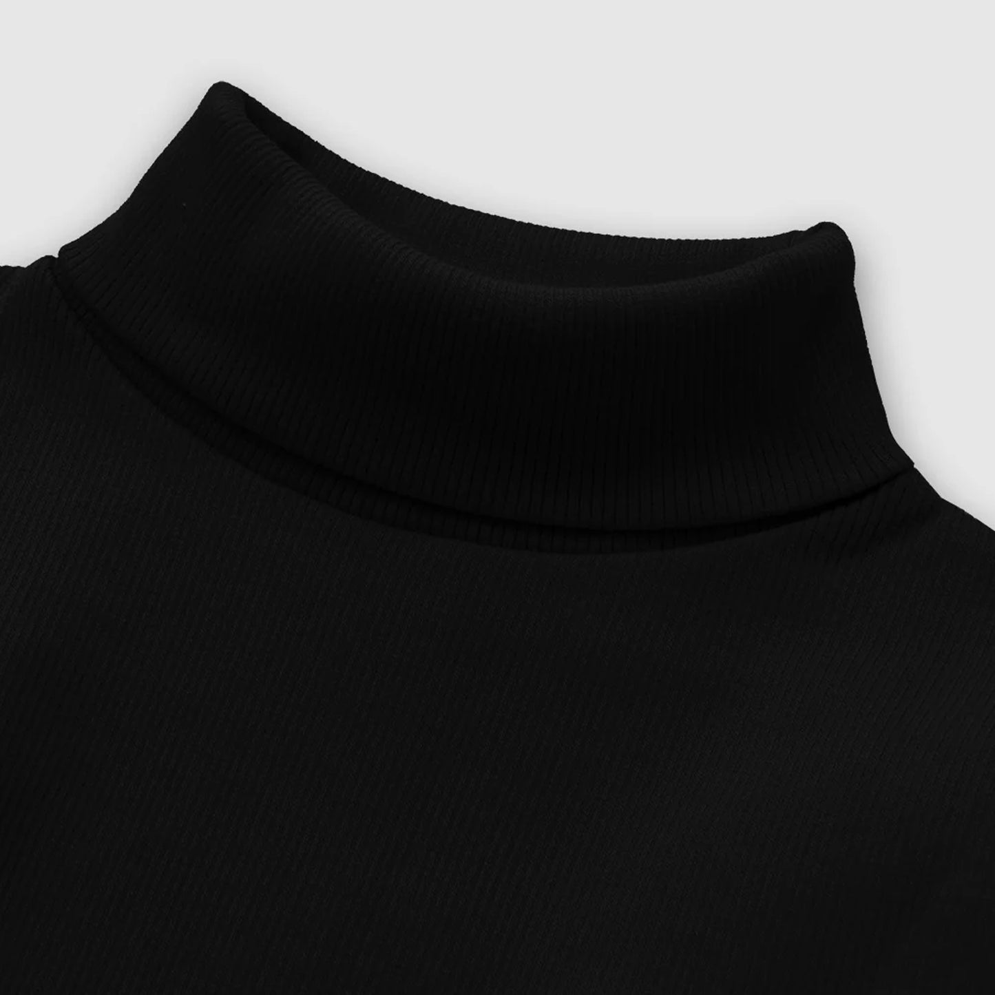 Basic Black High Neck