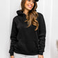 Basic Women's Black Hoodie