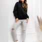 Basic Women's Black Hoodie
