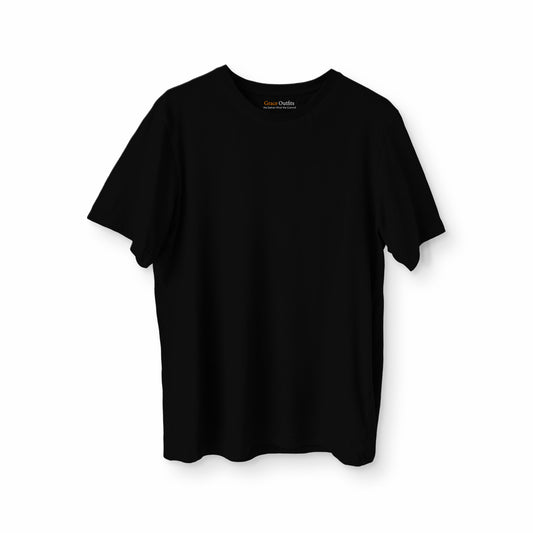Black Color Oversized Tee