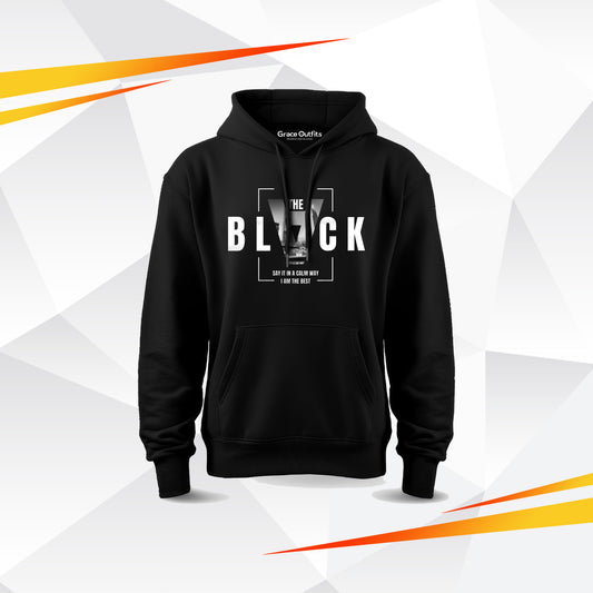 The Black Graphic Hoodie