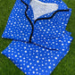 Women's Cotton Night Suit – Blue Polka Dot Set