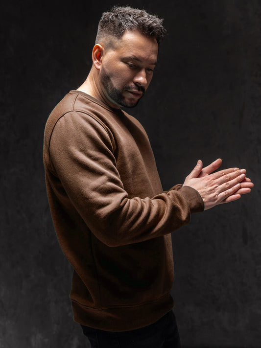 Basic Brown Sweatshirt