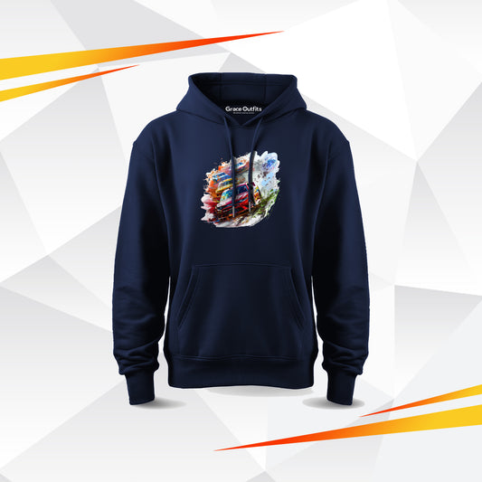 Speed Rush Hoodie – Sports Car Graphic Hoodie