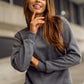 Women's Basic Charcoal Sweatshirt