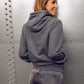 Basic Women's Charcoal Hoodie