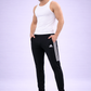 Unisex Dri-FIT 3-Stripe Pants – Black
