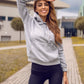 Basic Women's Heather Grey Hoodie