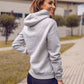 Basic Women's Heather Grey Hoodie