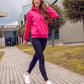 Basic Women's Hot Pink Hoodie