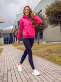 Basic Women's Hot Pink Hoodie