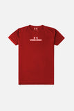 Maroon Under Armour Front Logo DRI-FIT T-Shirt