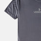 Steel Gray Under Armour Front Logo DRI-FIT T-Shirt