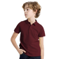 Unisex Boys & Girls Cotton Polo Shirt – Maroon