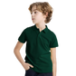 Unisex Boys & Girls Cotton Polo Shirt – Olive Green