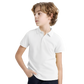 Unisex Boys & Girls Cotton Polo Shirt – White