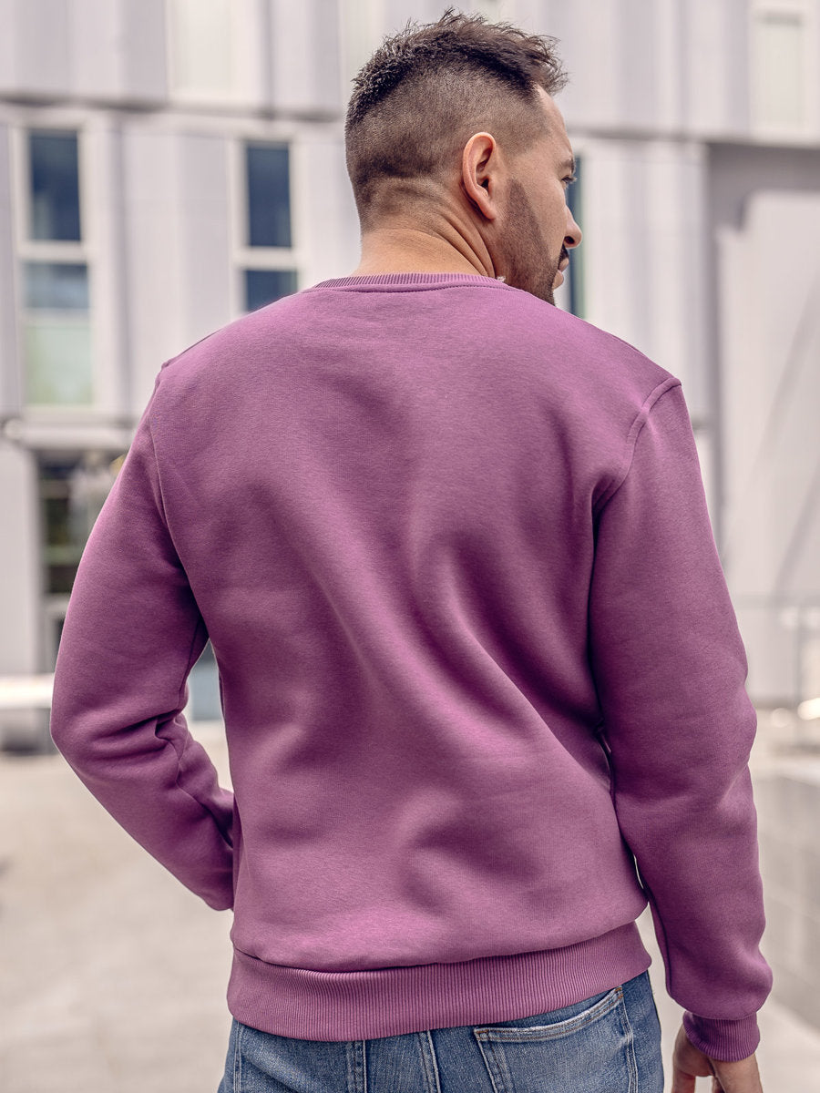 Basic Light Purple Sweatshirt