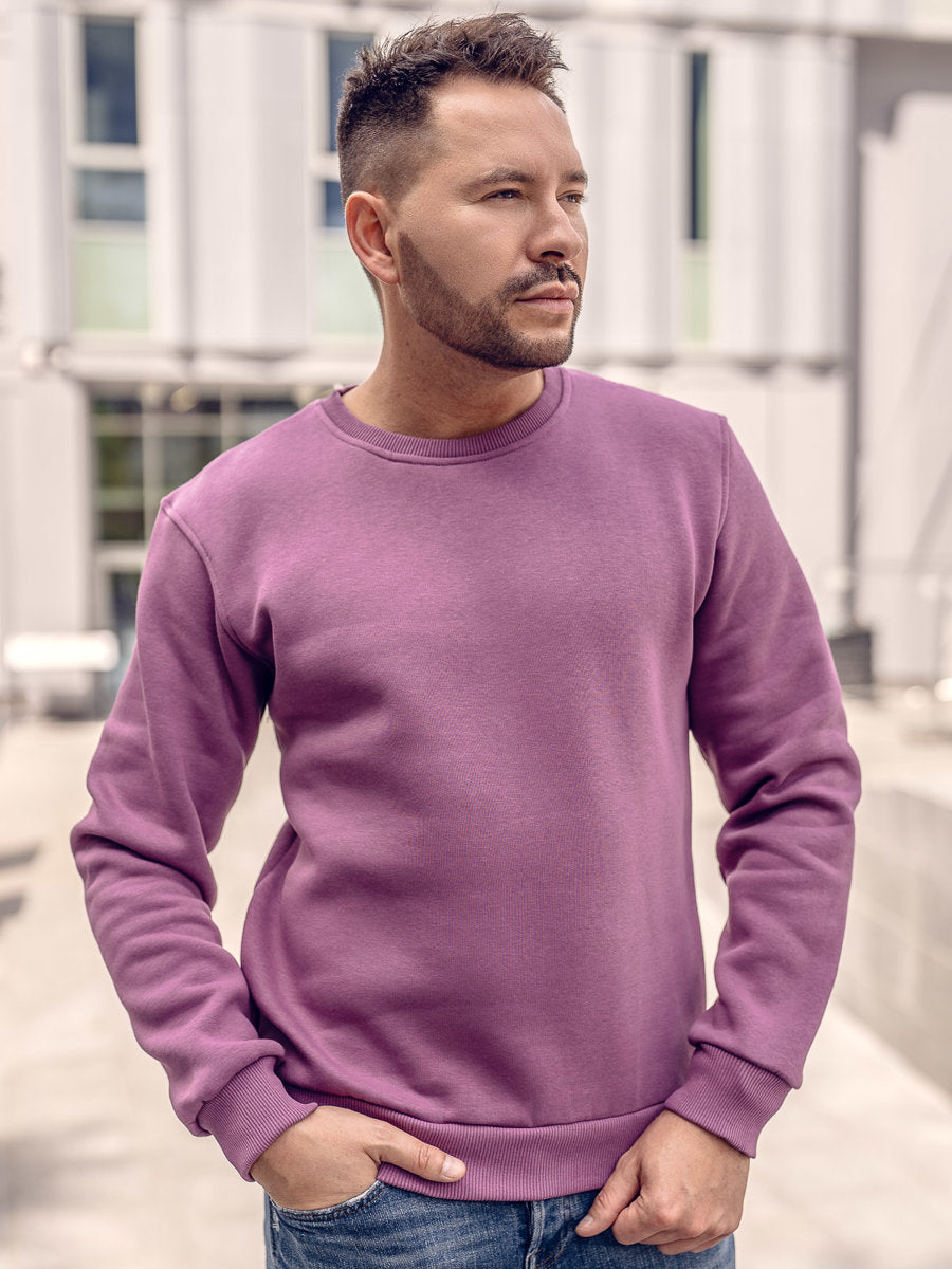 Basic Light Purple Sweatshirt