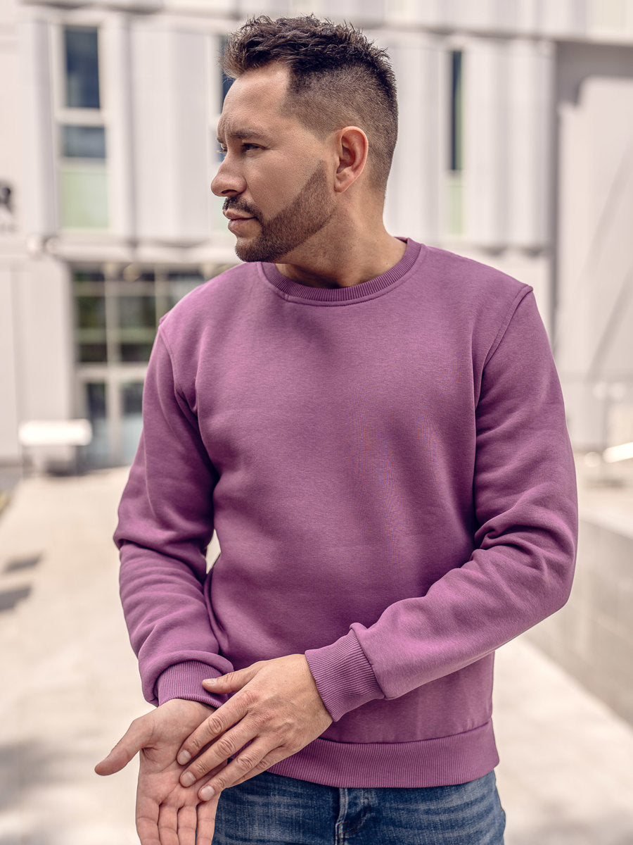 Basic Light Purple Sweatshirt