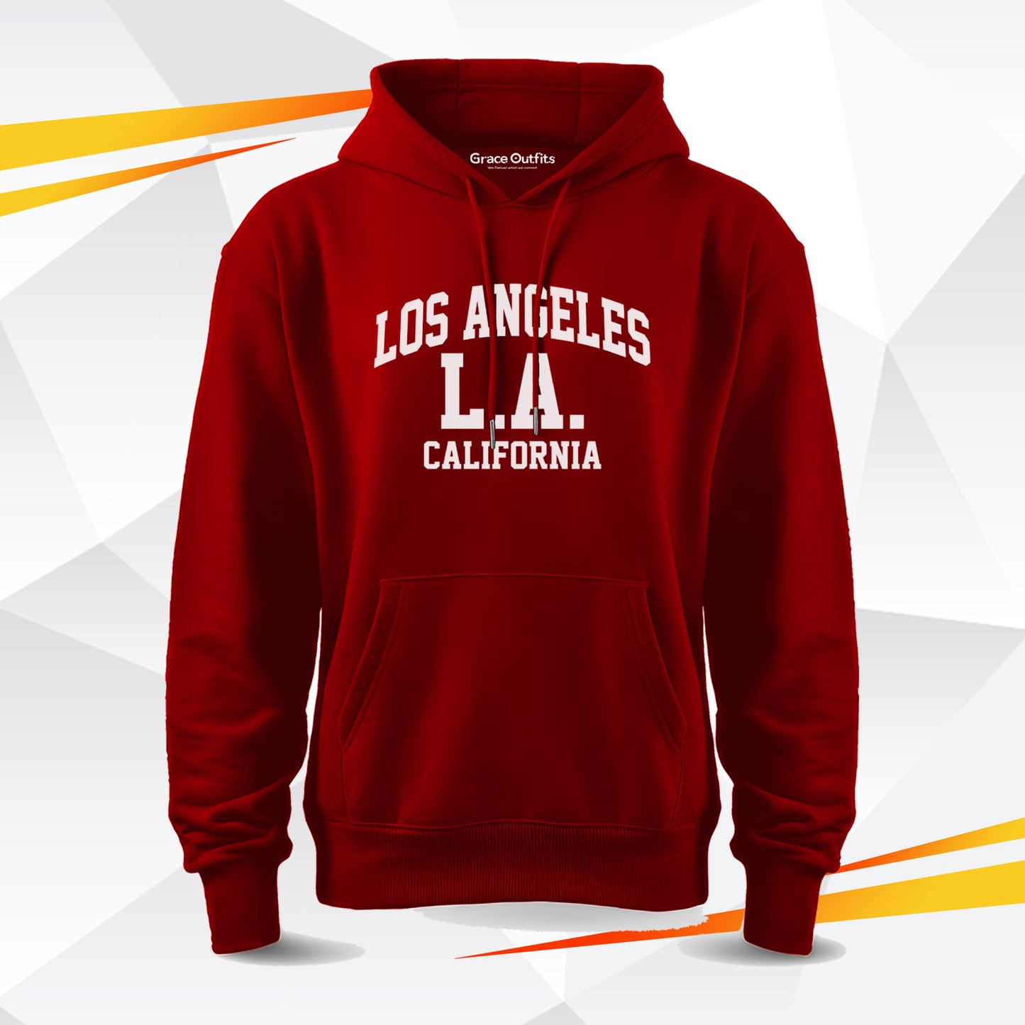 Los Angeles California Graphic Hoodie