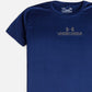 Navy Blue Under Armour Front Logo DRI-FIT T-Shirt