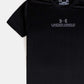 Black Under Armour Front Logo DRI-FIT T-Shirt