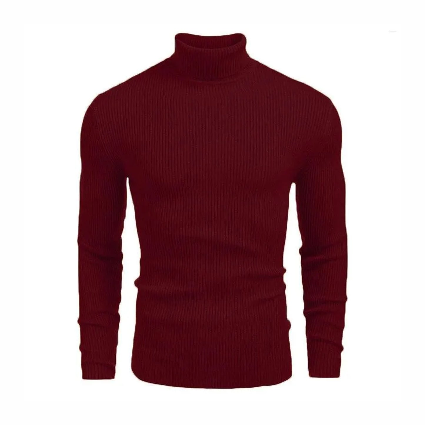 Basic Maroon High Neck