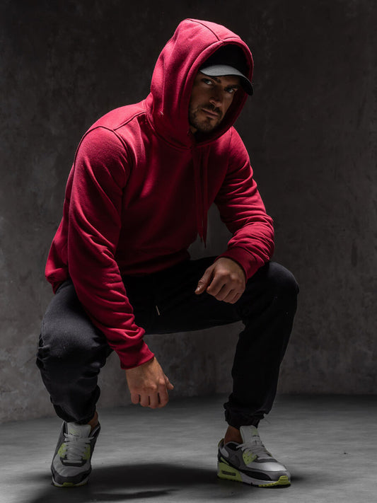 Basic Maroon Hoodie