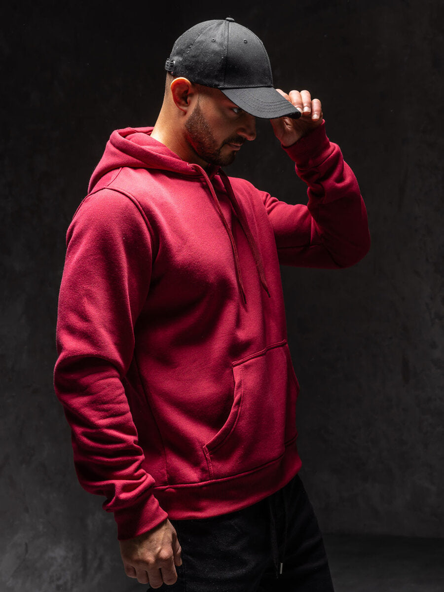 Basic Maroon Hoodie