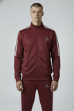 Adidas 3-Stripe Tracksuit – Maroon – Micro Stretch DRI-FIT Fabric